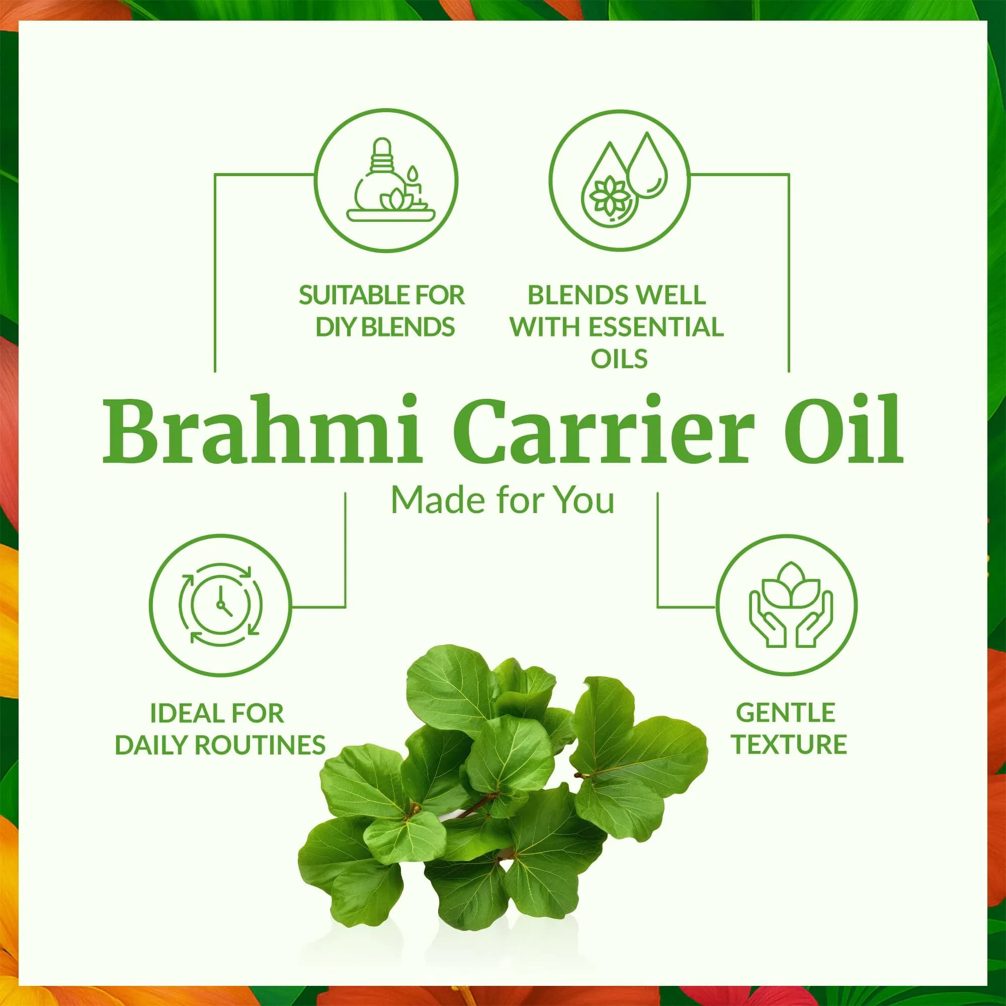 SVA ORGANICS Brahmi Carrier Oil, Pure & Natural, 4 Fl Oz (118 mL) - view 3