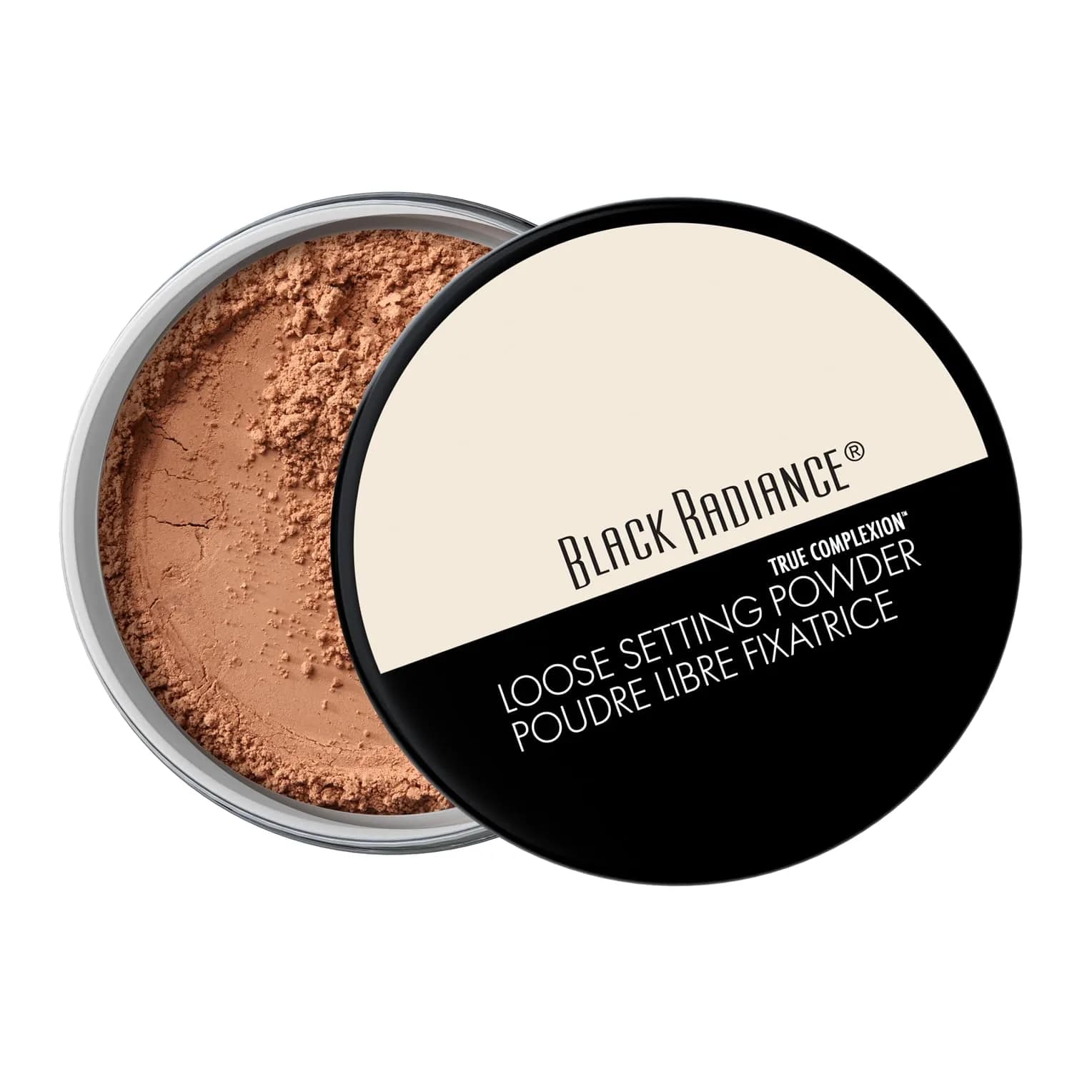 Black Radiance True Complexion Loose Setting Powder Honeymoon 18.14 g (0.64 oz) | Sets Makeup for All Day Wear — Honeymoon