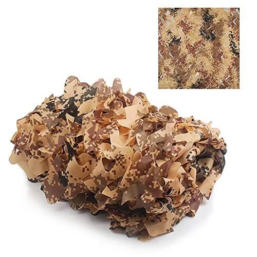 Yeacool Desert Camouflage Netting 1.8m x 1.5m (6ft x 4.9ft) | Lightweight Waterproof Concealment for Hunting & Decor thumbnail 3