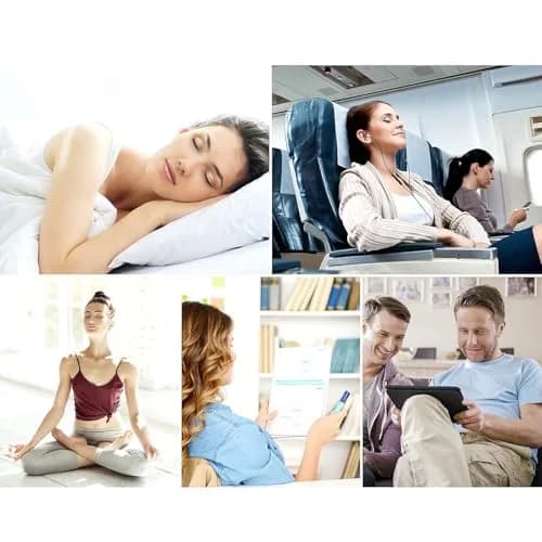 AGPTEK Sleep Earbuds In-Ear Earphones for Sleeping with 3 Sizes | Noise Isolating, Ultra-Light, Comfortable thumbnail 6