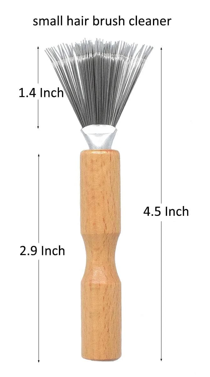 catin Hair Brush and Comb Cleaner Tool with Metal Wire Rake, 10.9 cm (4.3 Inch) thumbnail 3
