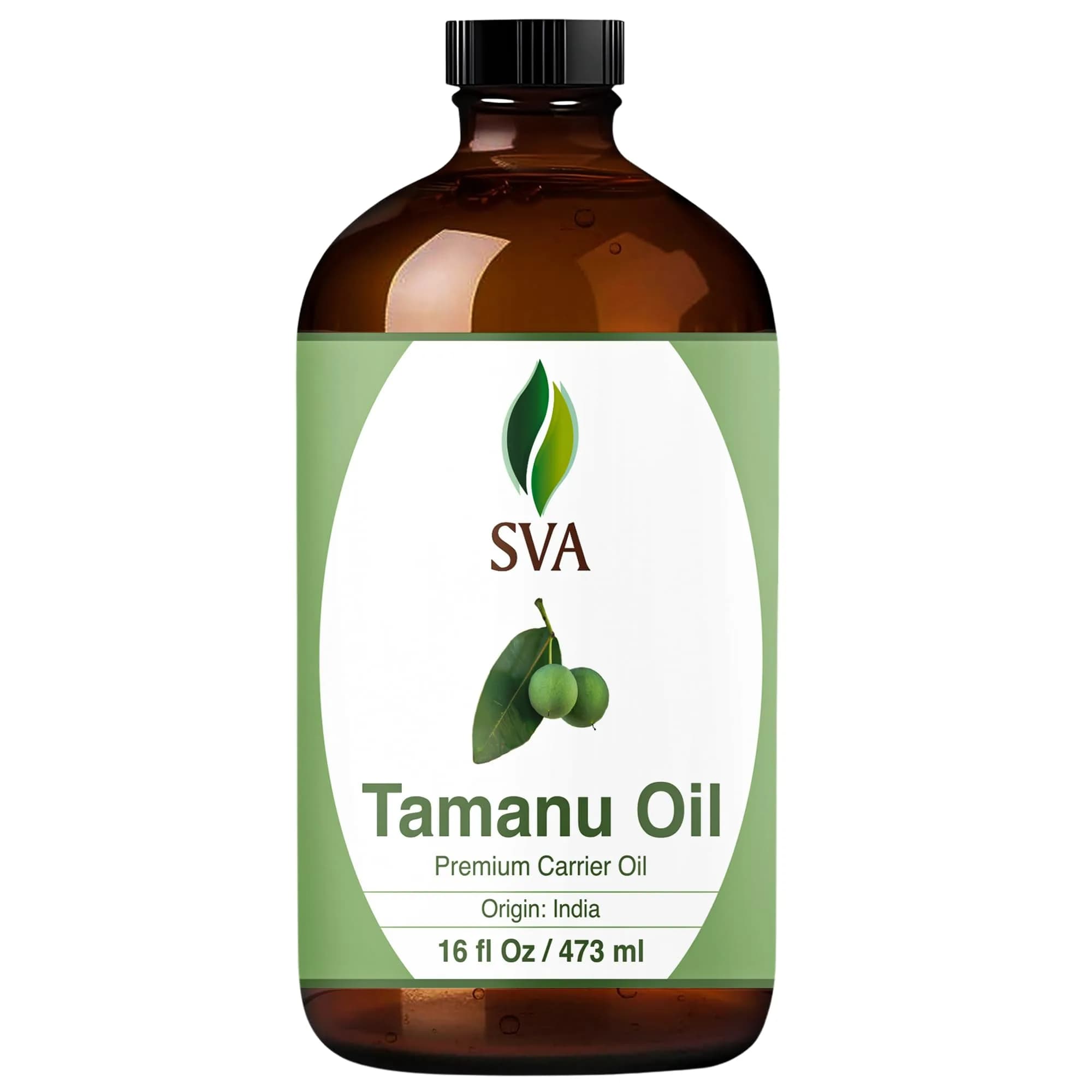 SVA Organics Tamanu Carrier Oil - 16 Fl Oz (473 ml) - Pure & Natural - main product image