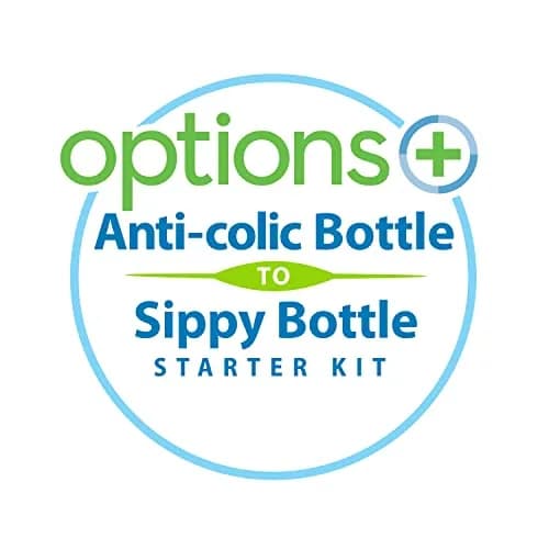 Dr. Brown's Wide-Neck Sippy Bottle Starter Kit, Blue, 6m+ | Anti-Colic, Silicone Spout, BPA Free thumbnail 7