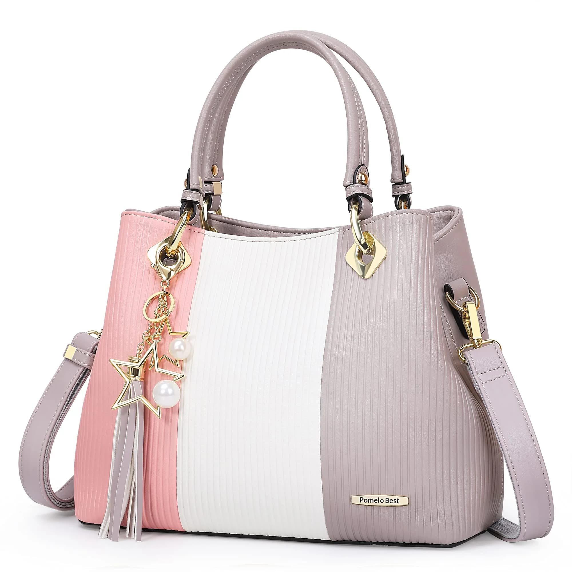 Pomelo Best Top-Handle Handbag for Women with Multiple Pockets | Stylish & Spacious (70-120 chars) - main product image