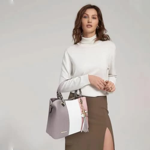 Pomelo Best Top-Handle Handbag for Women with Multiple Pockets | Stylish & Spacious (70-120 chars) thumbnail 2
