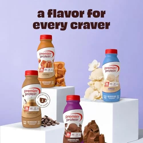 Premier Protein Chocolate 30g High Protein Shake, 138 fl oz (12 Pack) | Delicious & Convenient Protein Drink thumbnail 6