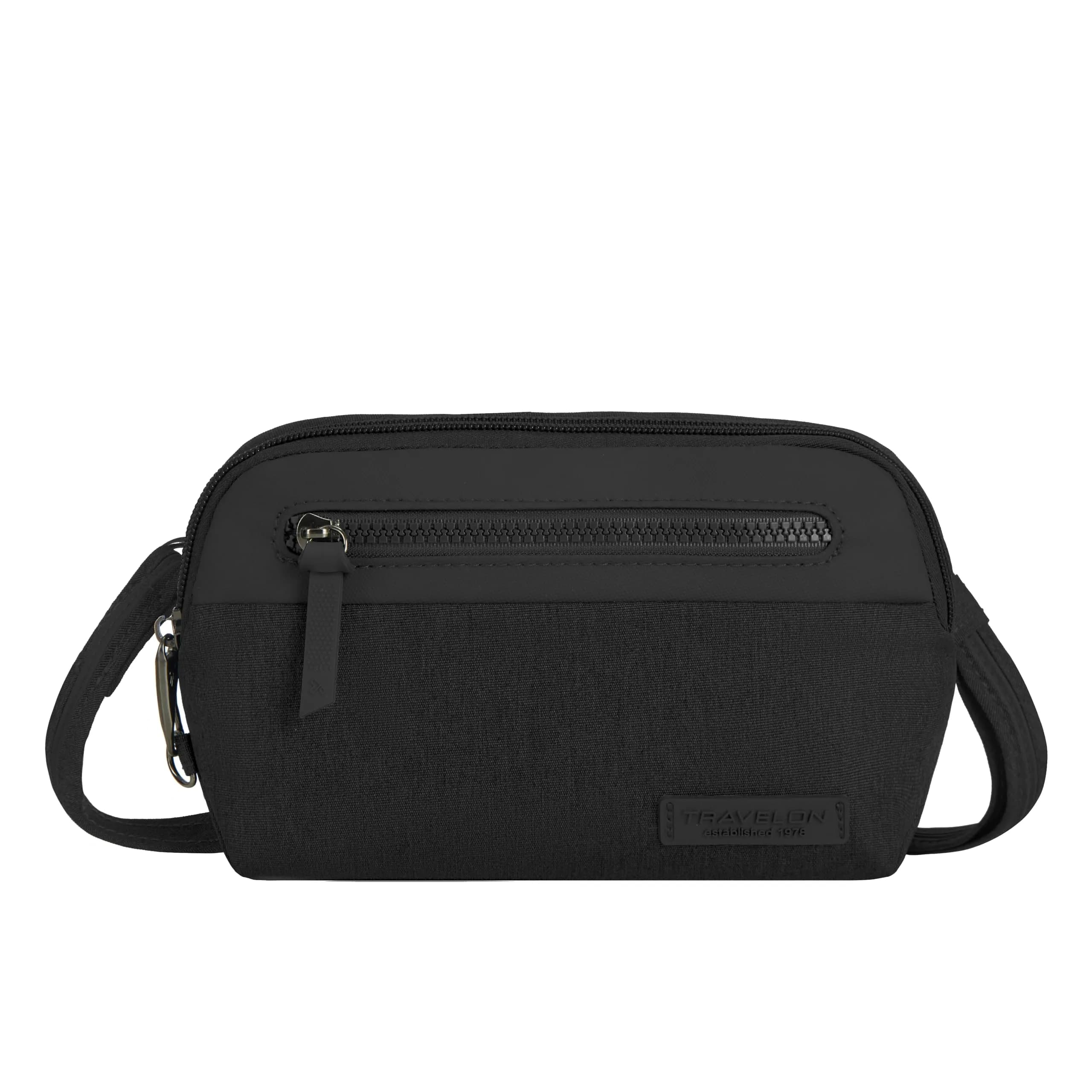 Travelon Anti-Theft Metro Convertible Small Crossbody Bag | RFID & Locking Zippers, 8.5"W x 5.25"H