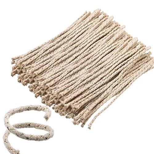 CooBigo Cotton Wick Core for Lighters 11.3mm x 2mm, Light Khaki (100 Count) thumbnail 1