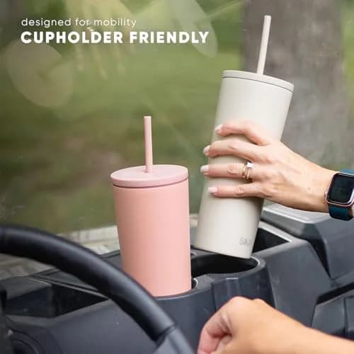 Simple Modern Classic Tumbler 28oz (828ml) | Insulated Stainless Steel Cup with Straw Lid thumbnail 4