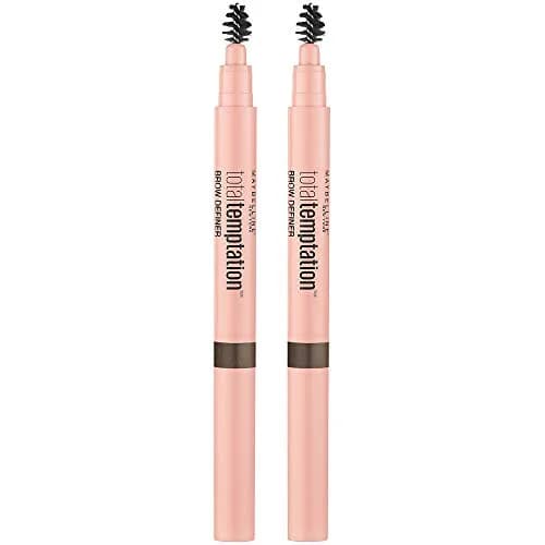 Maybelline Total Temptation Eyebrow Definer Pencil Deep Brown 2 Count | Define Brows Naturally thumbnail 2