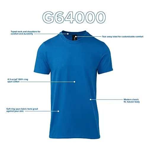 Gildan Softstyle Cotton T-Shirt Medium | Classic Comfort & Durability (70-120 chars) thumbnail 4