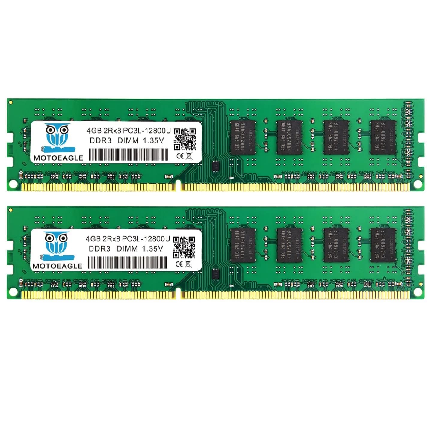 motoeagle DDR2 800MHz SODIMM 4GB (2x2GB) PC2 6400S RAM 1.8V CL6 200-Pin Non-ECC Unbuffered Laptop Memory Modules — 8GB (2x4GB)