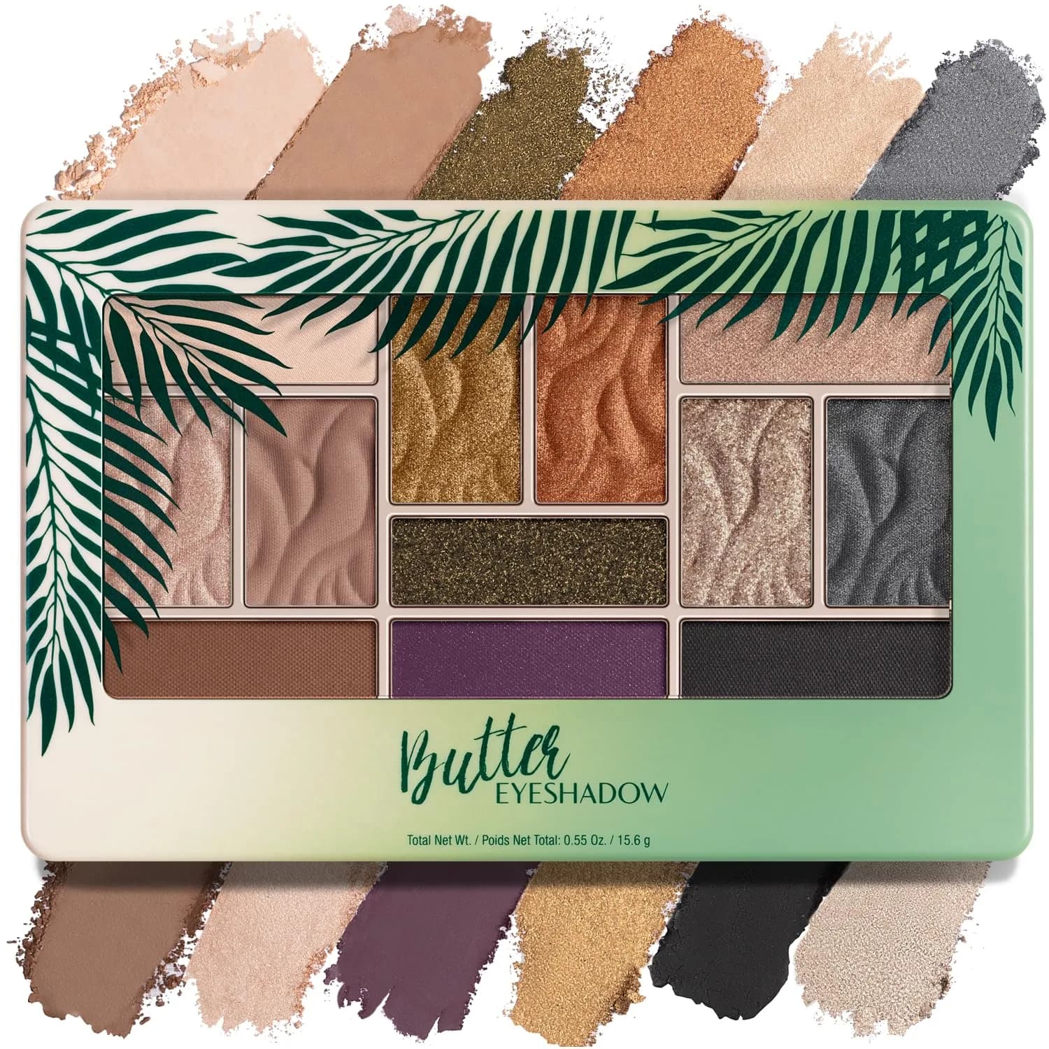 Physicians Formula Murumuru Butter Eyeshadow Palette Sultry Nights 12 Shades | Ultra-Creamy Blendable Formula