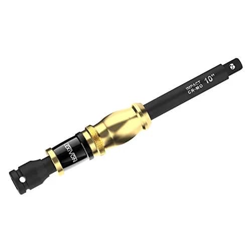 LEXIVON 1/2" Impact Extension Bar with Speed Collar 10" | Cr-Mo Steel, 3-Position Handle, Impact Grade (LX-116) thumbnail 1