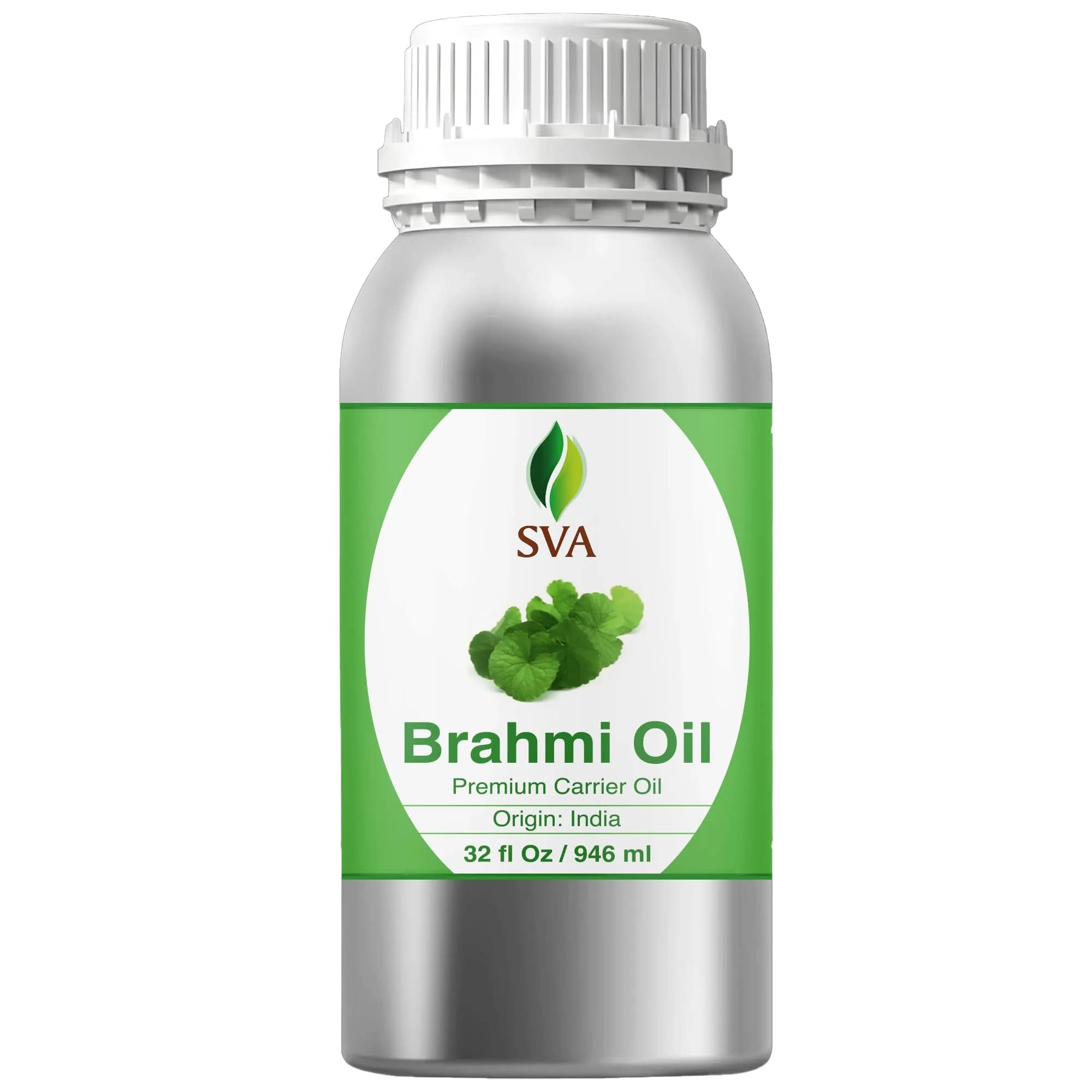 SVA ORGANICS Brahmi Carrier Oil - 32 Fl Oz (946 ml) Large Bottle - main product image