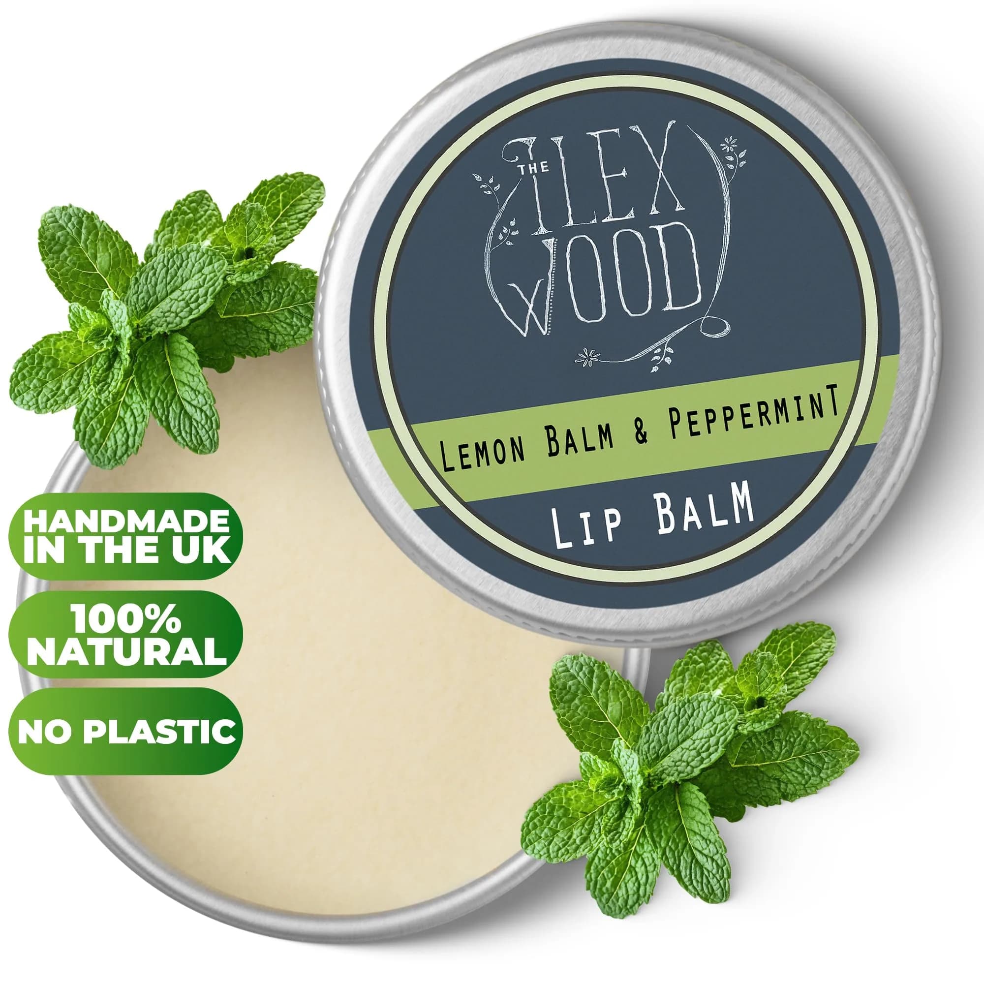 The Ilex Wood Vegan Lip Balm with Lemon Balm & Peppermint, 10ml (0.34 fl oz) | Natural Cold Sore Treatment - view 7