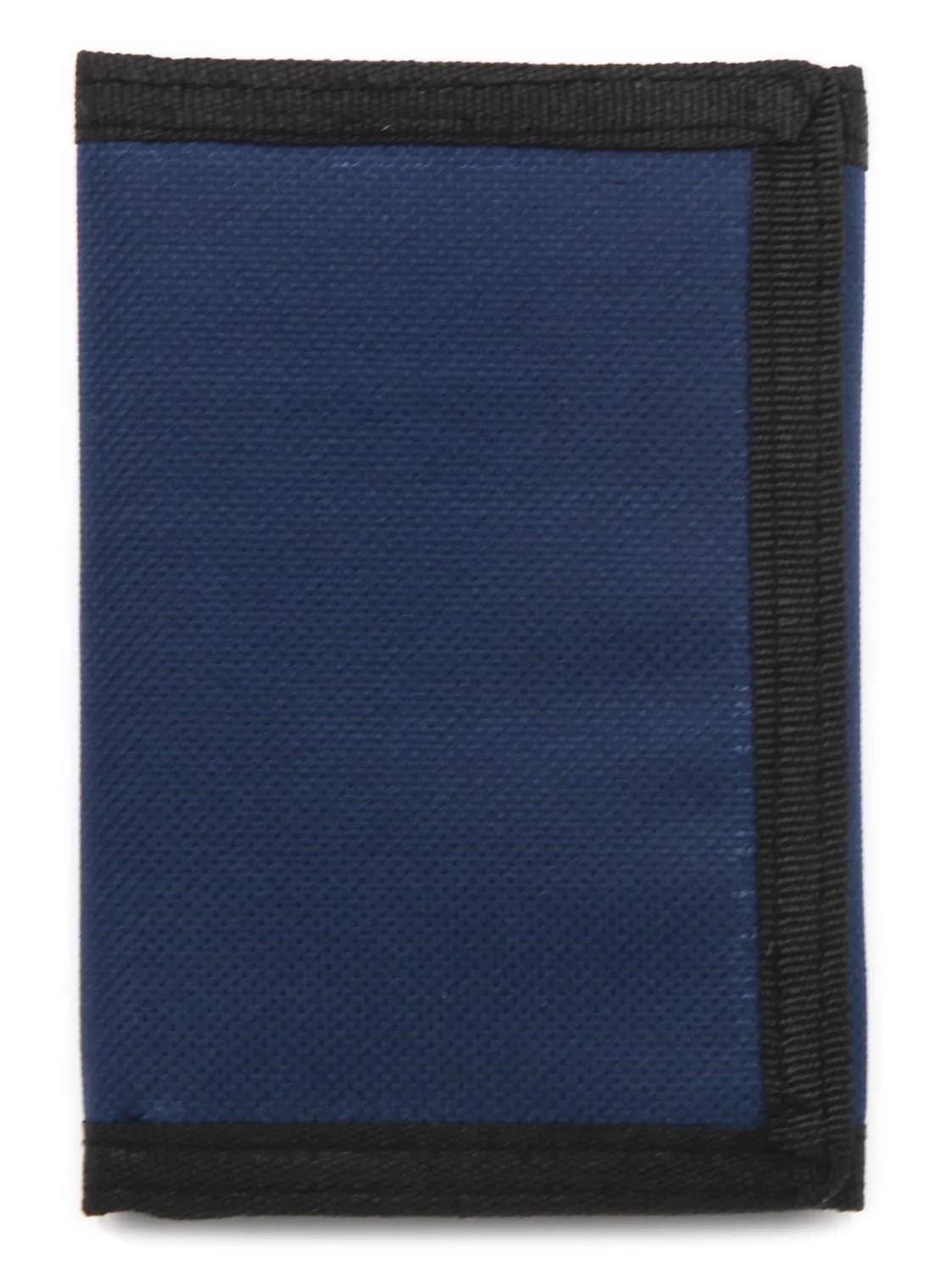 AI-DEE Blue RFID Trifold Canvas Outdoor Sports Wallet for Kids with Hook & Loop Closure thumbnail 3