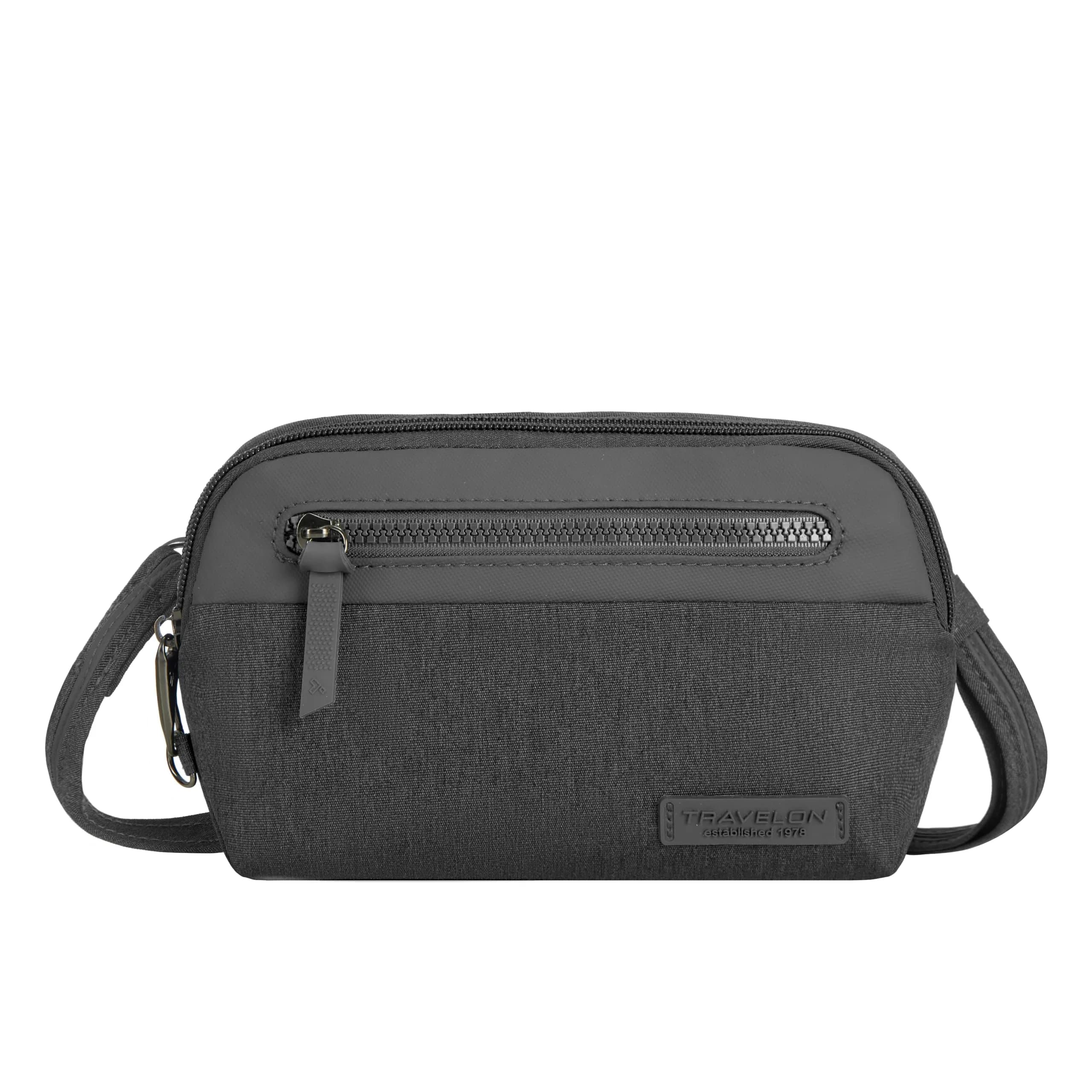 Travelon Anti-Theft Metro Convertible Small Crossbody Bag | RFID Protected, Slash-Resistant, 8.5"W x 5.25"H