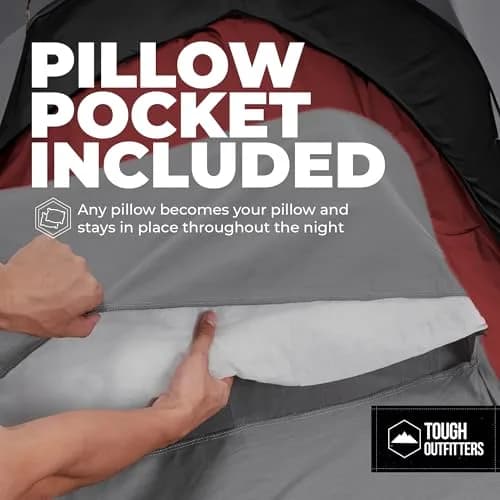 Tough Outdoors XL Sleeping Bag Liner with Zipper - Rectangular Travel Sheet 218cm (85") | Lightweight Polyester for Camping & Hotels thumbnail 4