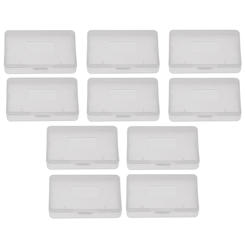 Zerone 10pcs Transparent Anti Dust Cartridge Game Case Box for GBA | Compact & Durable - main product image
