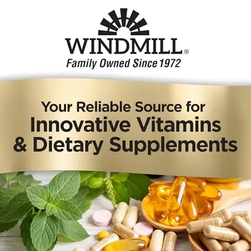 Windmill Elderberry with Vitamin C & Echinacea Capsules 60 Ea | Immune Support & Antioxidant Boost thumbnail 4