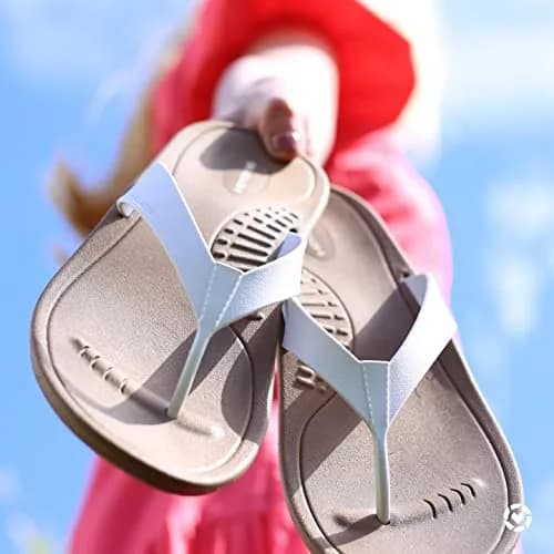OKABASHI Breeze Flip Flop | Contoured Footbed w/Arch Support | Waterproof & Slip-Resistant | Made in USA thumbnail 2