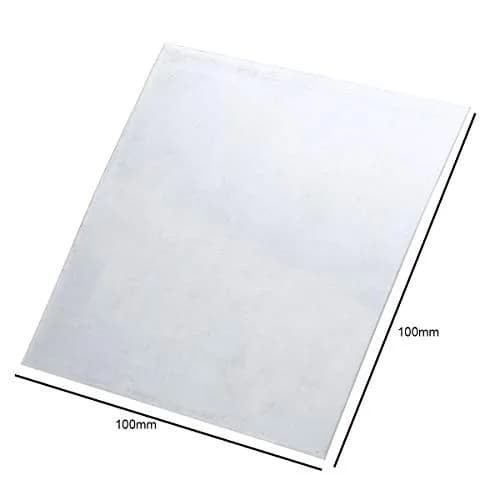 SKYPRO 99.9% Pure Zinc Zn Sheet Plate Metal Foil 100mm x 100mm x 0.5mm | 5 Pcs for Science Lab Experiments thumbnail 4