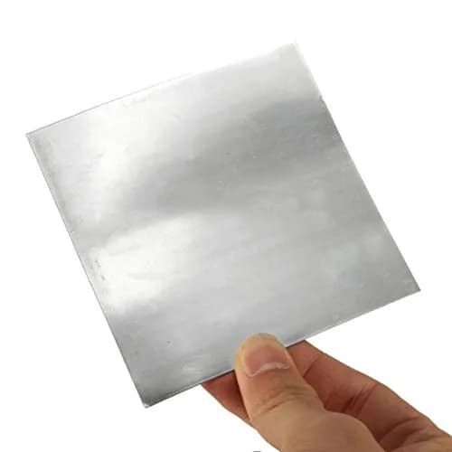 SKYPRO 99.9% Pure Zinc Zn Sheet Plate Metal Foil 100mm x 100mm x 0.5mm | 5 Pcs for Science Lab Experiments thumbnail 6