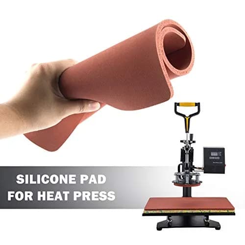Soply 12" x 15” Thickest (.33") Silicone Heat Press Pad Mat for Heat Transfer Machine Press Replacement Pad thumbnail 5
