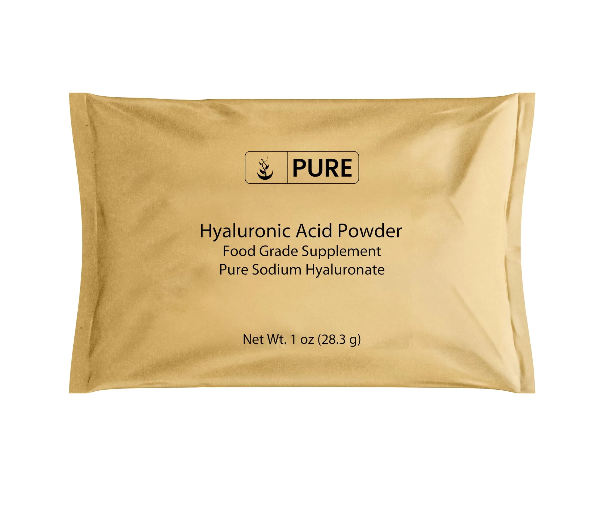 PURE ORIGINAL INGREDIENTS Hyaluronic Acid Powder 1 Oz | Hydrating Skin & Support for Hair, Bones & Joints — 1 Ounce