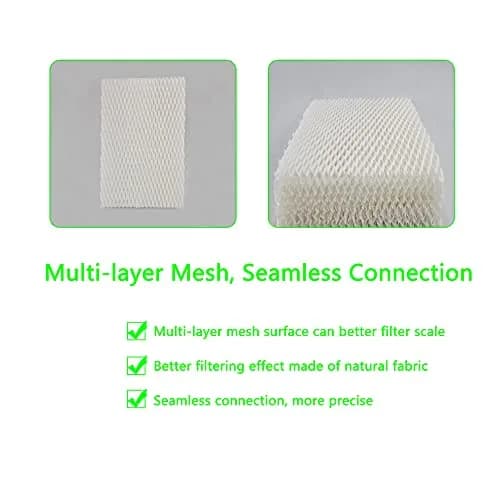 Mumaxun 3-pack Replacement Humidifier Wick Filters WF813 | Compatible with Cool Mist Humidifiers in India thumbnail 4