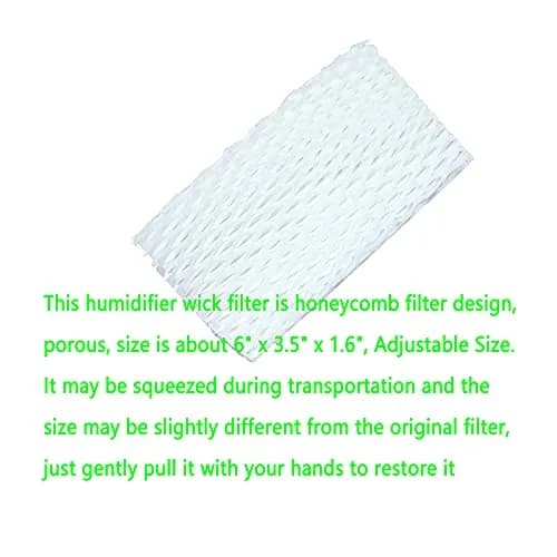 Mumaxun 3-pack Replacement Humidifier Wick Filters WF813 | Compatible with Cool Mist Humidifiers in India thumbnail 6