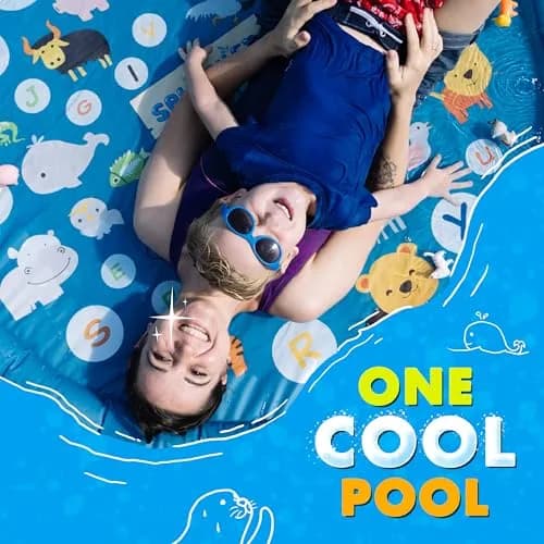SplashEZ 3-in-1 Splash Pad, Sprinkler & Baby Pool 152cm (60") | Educational Water Play for Kids 12+ Months thumbnail 6