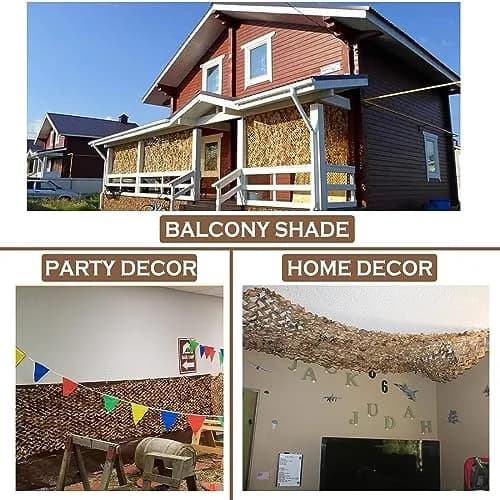 Yeacool Digital Desert Camo Netting 10m x 1.5m (32.8ft x 4.9ft) | Waterproof & Noise-Free Concealment thumbnail 4