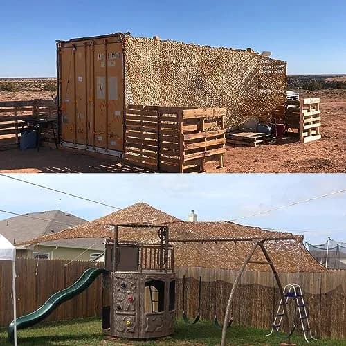 Yeacool Digital Desert Camo Netting 10m x 1.5m (32.8ft x 4.9ft) | Waterproof & Noise-Free Concealment thumbnail 6