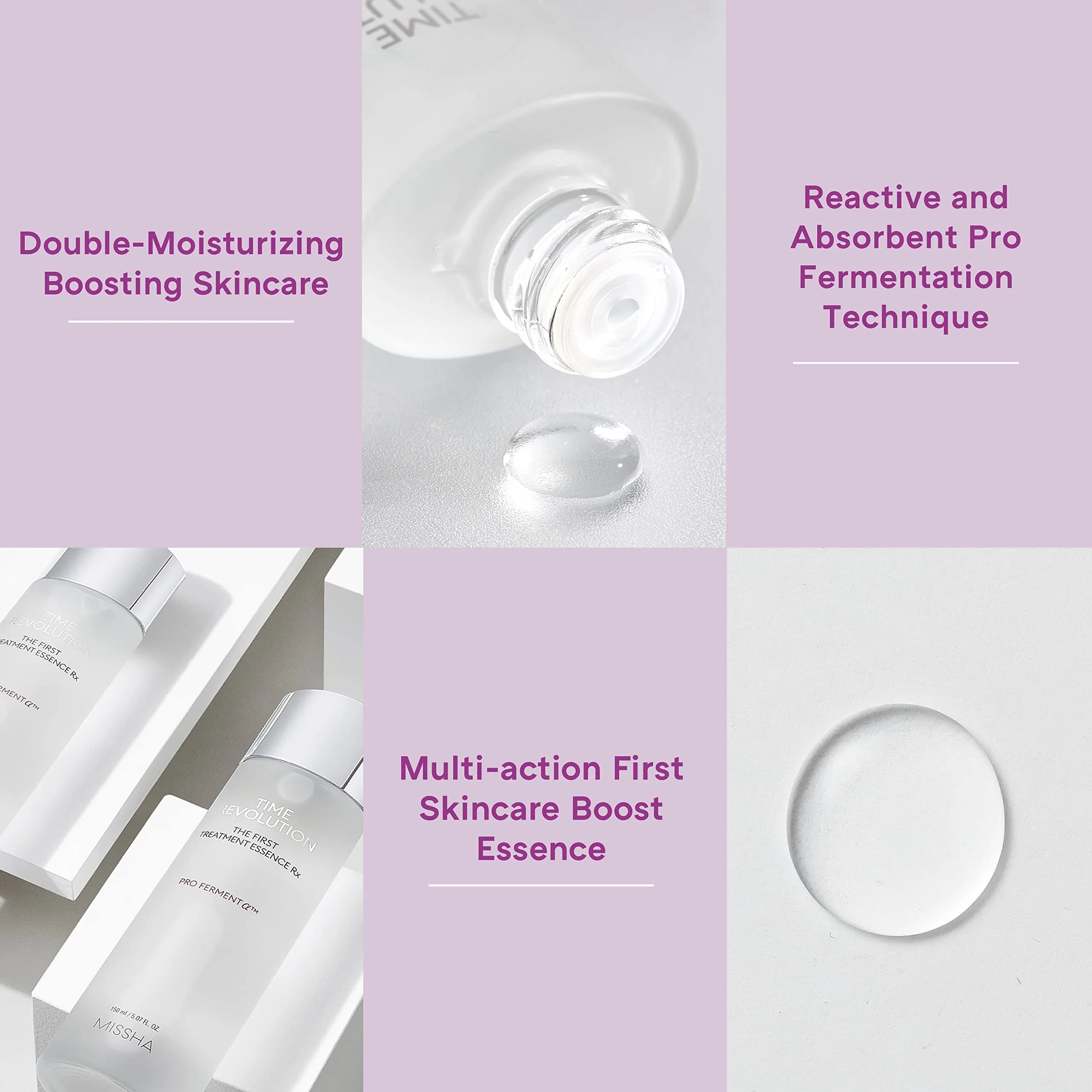 MISSHA Time Revolution The First Treatment Essence RX 150ml (5.07 Fl Oz) | Korean Skincare for Hydration & Tone - view 3