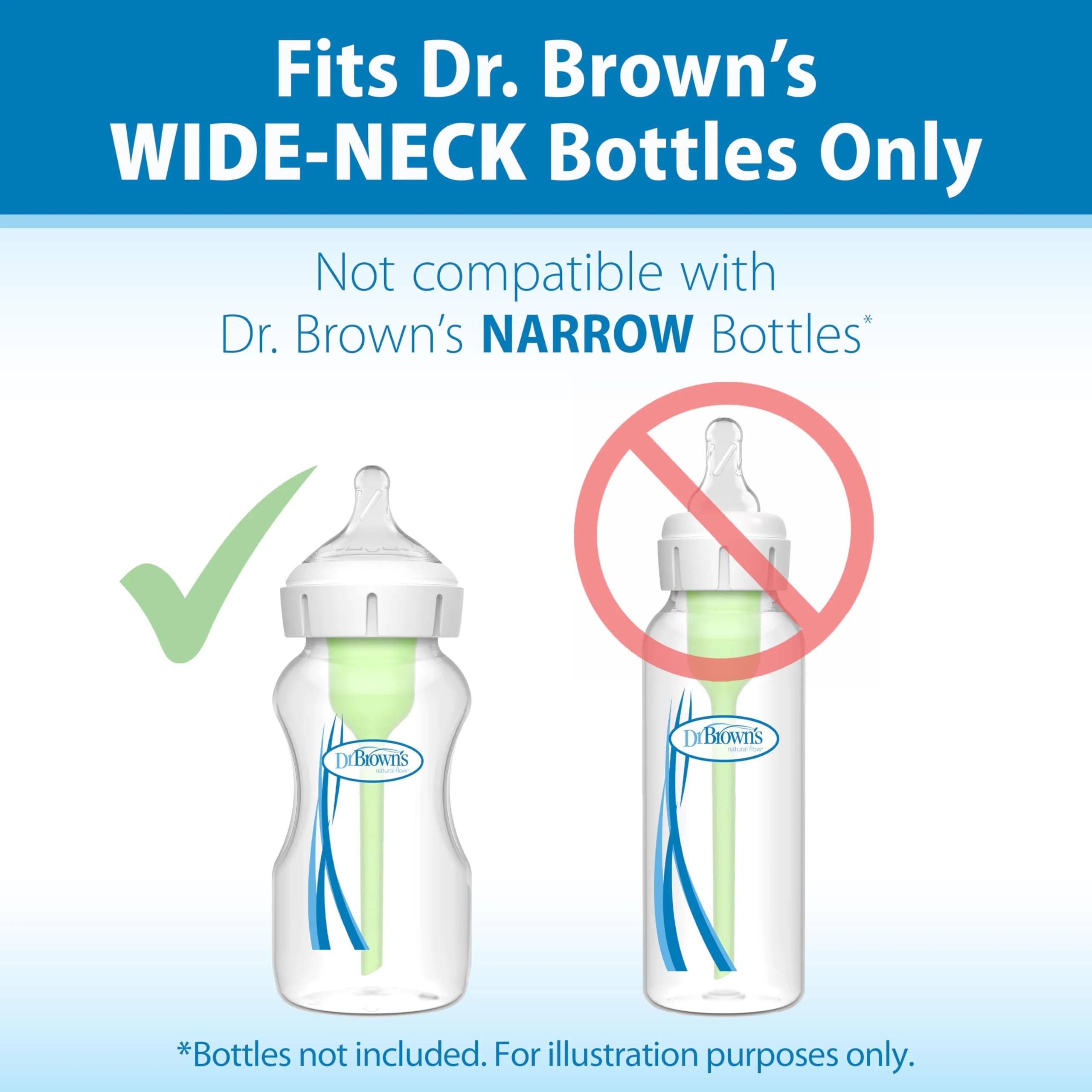 Dr. Brown's Wide-Neck Level 3 Nipple 6m+ 6-Pack | Medium-Fast Flow Silicone for Natural Latch - view 9
