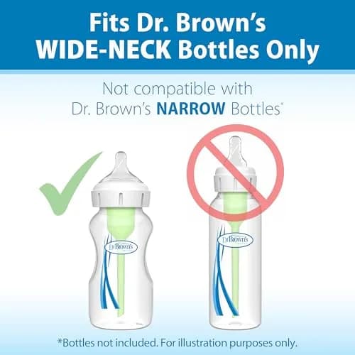 Dr. Brown's Wide-Neck Level 3 Nipple 6m+ 6-Pack | Medium-Fast Flow Silicone for Natural Latch thumbnail 9