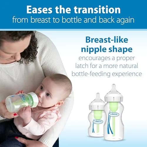 Dr. Brown's Wide-Neck Level 3 Nipple 6m+ 6-Pack | Medium-Fast Flow Silicone for Natural Latch thumbnail 3