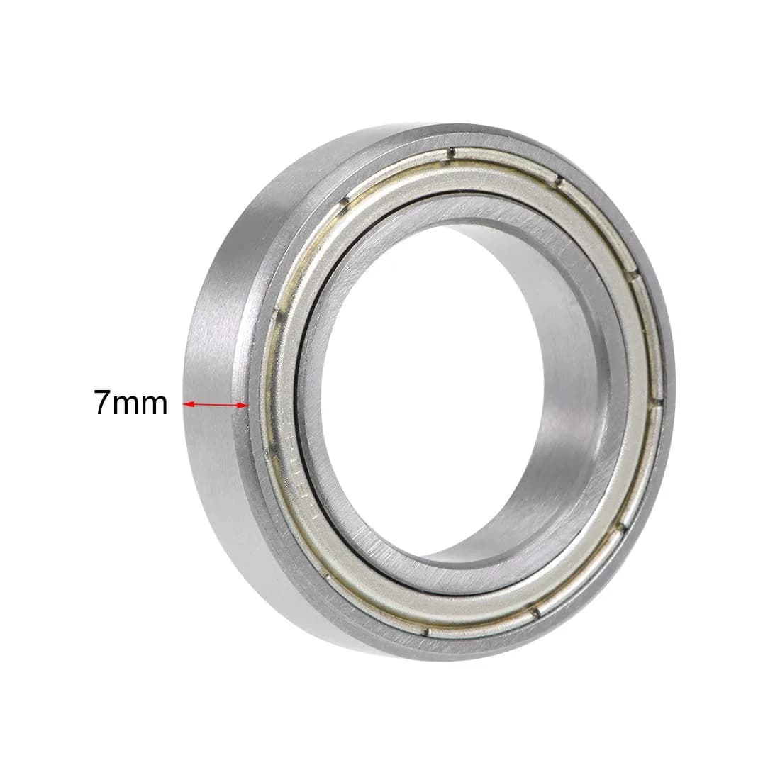 uxcell 6804ZZ Deep Groove Ball Bearing 20x32x7mm Double Shielded Chrome Steel Bearings (1-Pack) - view 3