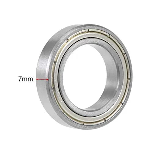 uxcell 6804ZZ Deep Groove Ball Bearing 20x32x7mm Double Shielded Chrome Steel Bearings (1-Pack) thumbnail 3