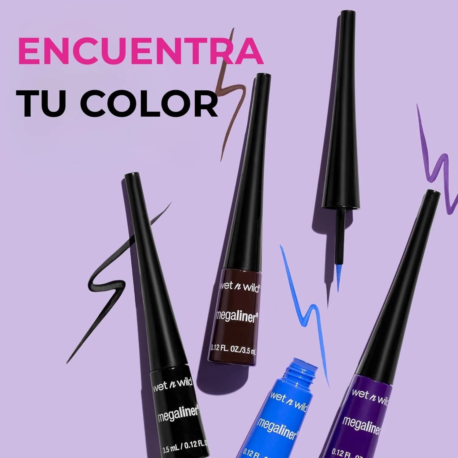 wet n wild MegaLiner Liquid Eyeliner - Cosmic Black | Metallic Finish - view 2