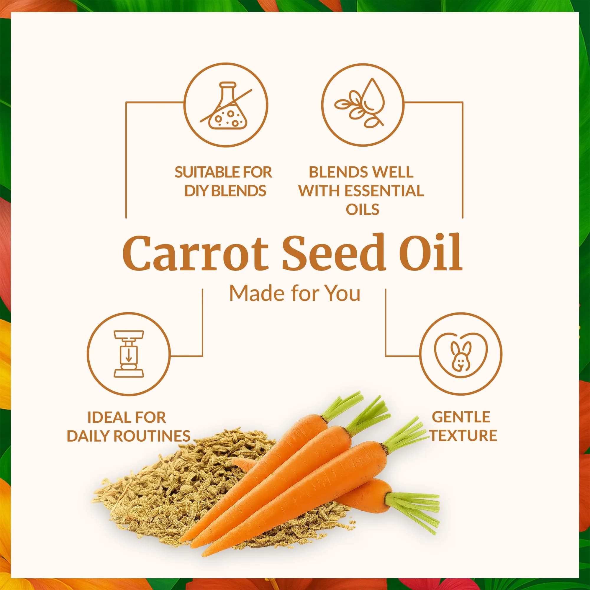 SVA ORGANICS Carrot Seed Carrier Oil 1 Fl Oz (30 ml) - Pure & Natural - view 3