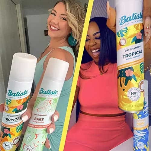 Batiste Tropical Dry Shampoo Spray 188ml (6.35 OZ) | Refreshes Hair & Absorbs Oil Instantly thumbnail 6