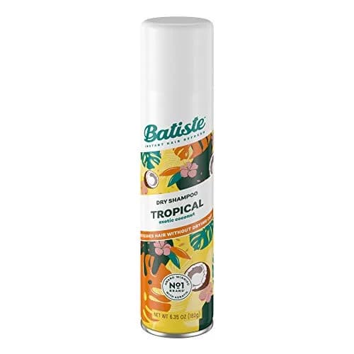 Batiste Tropical Dry Shampoo Spray 188ml (6.35 OZ) | Refreshes Hair & Absorbs Oil Instantly thumbnail 1