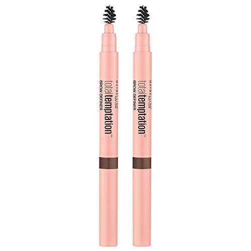 Maybelline Total Temptation Eyebrow Definer Pencil, Medium Brown, 2 Count | Defines & Shapes Brows Naturally thumbnail 2