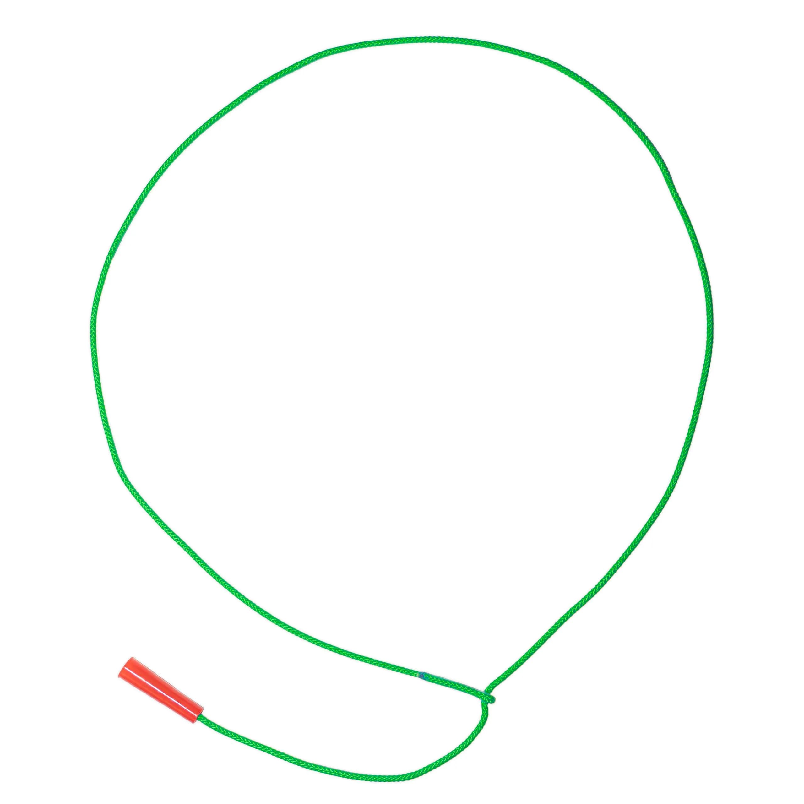 Western Stage Props Children’s Cowboy Kiddie Trick Rope Lasso | Pre-Tied, Made in USA, Ages 4-10 — Green