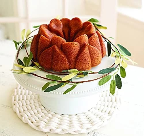 Nordic Ware Magnolia Bundt 10 Cup Toffee | Intricate Cast Aluminum Cake Pan thumbnail 9
