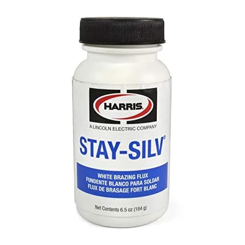 HARRIS Stay-Silv Silver White Brazing Flux Paste for Hi Temperature | Low-Temp Silver Brazing Flux, 6.5 oz thumbnail 1