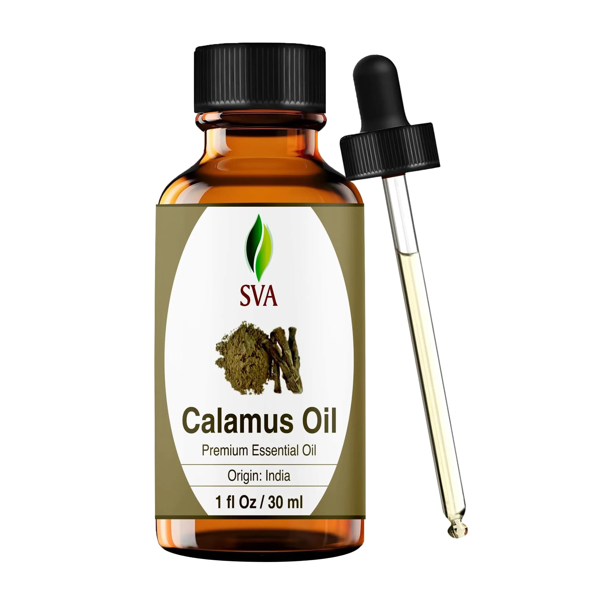 SVA ORGANICS Calamus Essential Oil 1 Fl Oz (30 ml) | Pure & Natural Aroma Oil - main product image